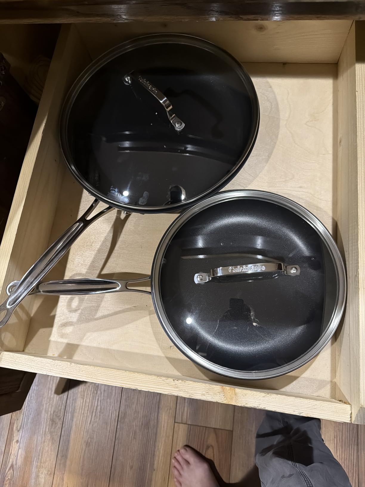 Cuisinart 17-Piece Pots and Pans Set, Non Stick Hard Anodized Cookware Set, Compatible with Electric, Gas Cooktops, Dishwasher Safe, Oven Safe Pot Set, Cool Grip Handles, Aluminum Core for Even Heat customer photo 1