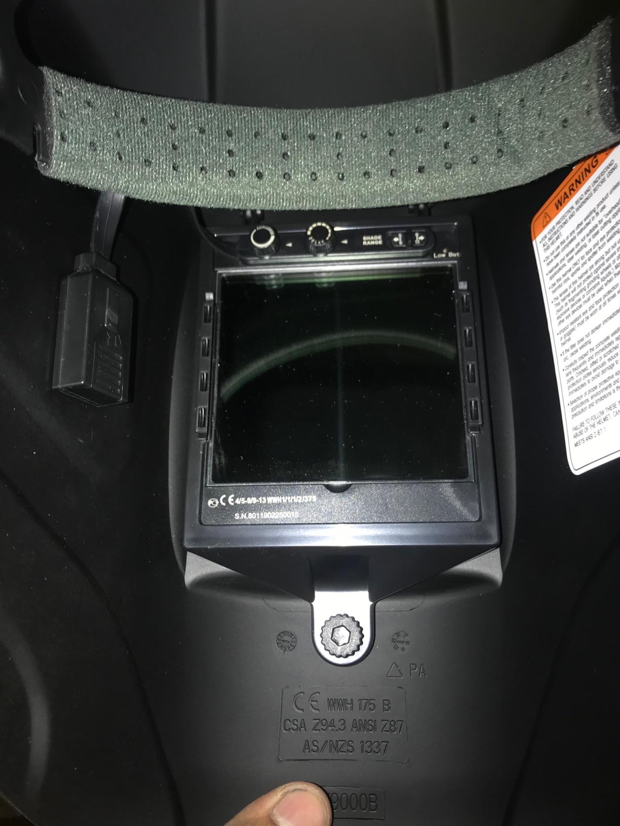 TGR Extra Large View True Color Auto Darkening Welding Helmet - 4