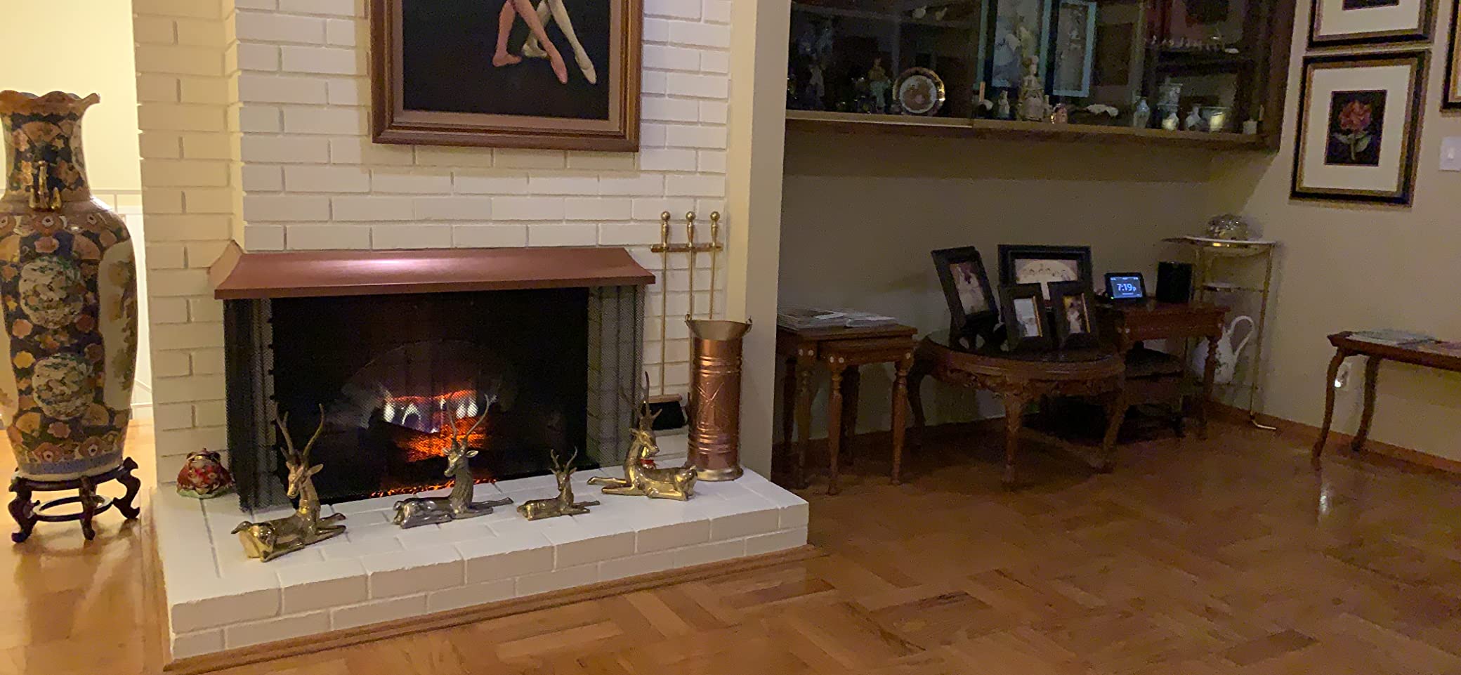 Dimplex Revillusion Electric Fireplace Log Insert - 25 Inch Faux Wooden Logs, Plug in Electric Heater + Glowing Ash Mat; Remote Control Included - Supplemental Zone Heat | Model #RLG25 customer photo 1