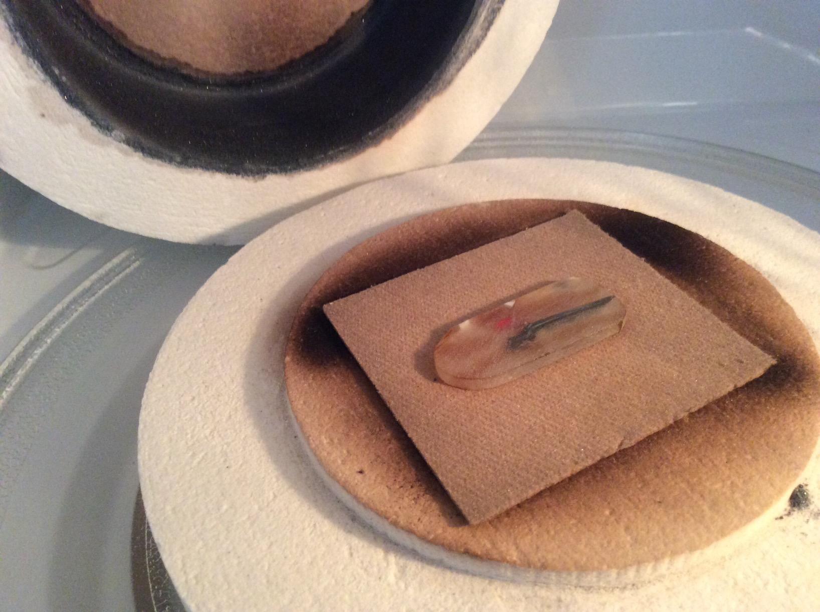 1 Large Microwave Kiln 1 Pair of White Cotton Gloves and 10 Sheets of Kiln Papers customer photo 2