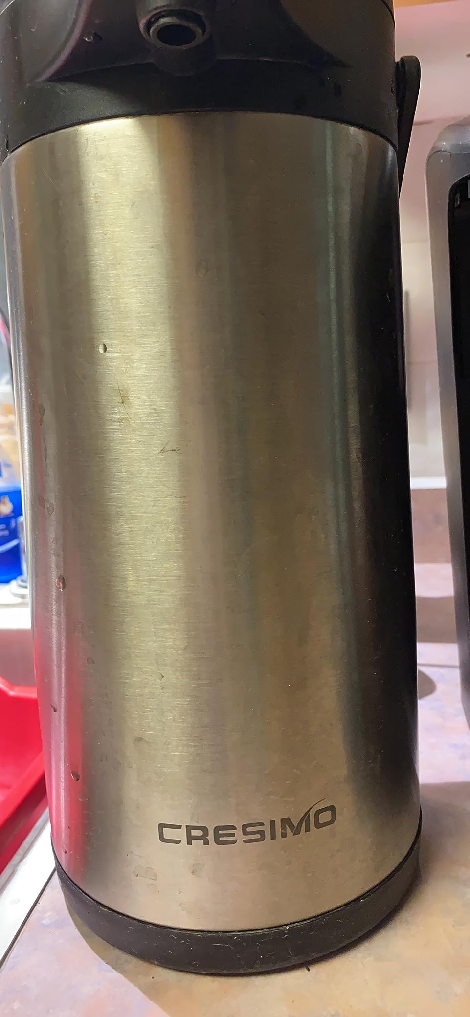 Cresimo Coffee Carafe with Pump 102oz / 3L Airpot Large Hot Water Dispenser customer photo 1