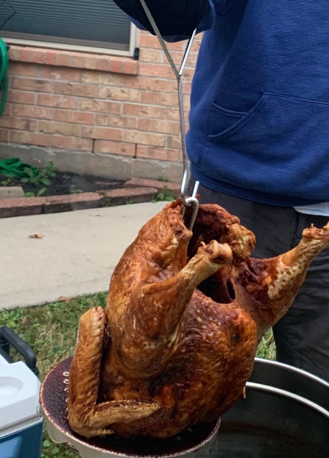 Enterprises Turkey Deep Fryer Oversized 44 Quart Stainless Steel Big Bird Kit by Bayou Classic for Big 25 lbs Huge Turkeys Complete KIT TOP of The LINE customer photo 1