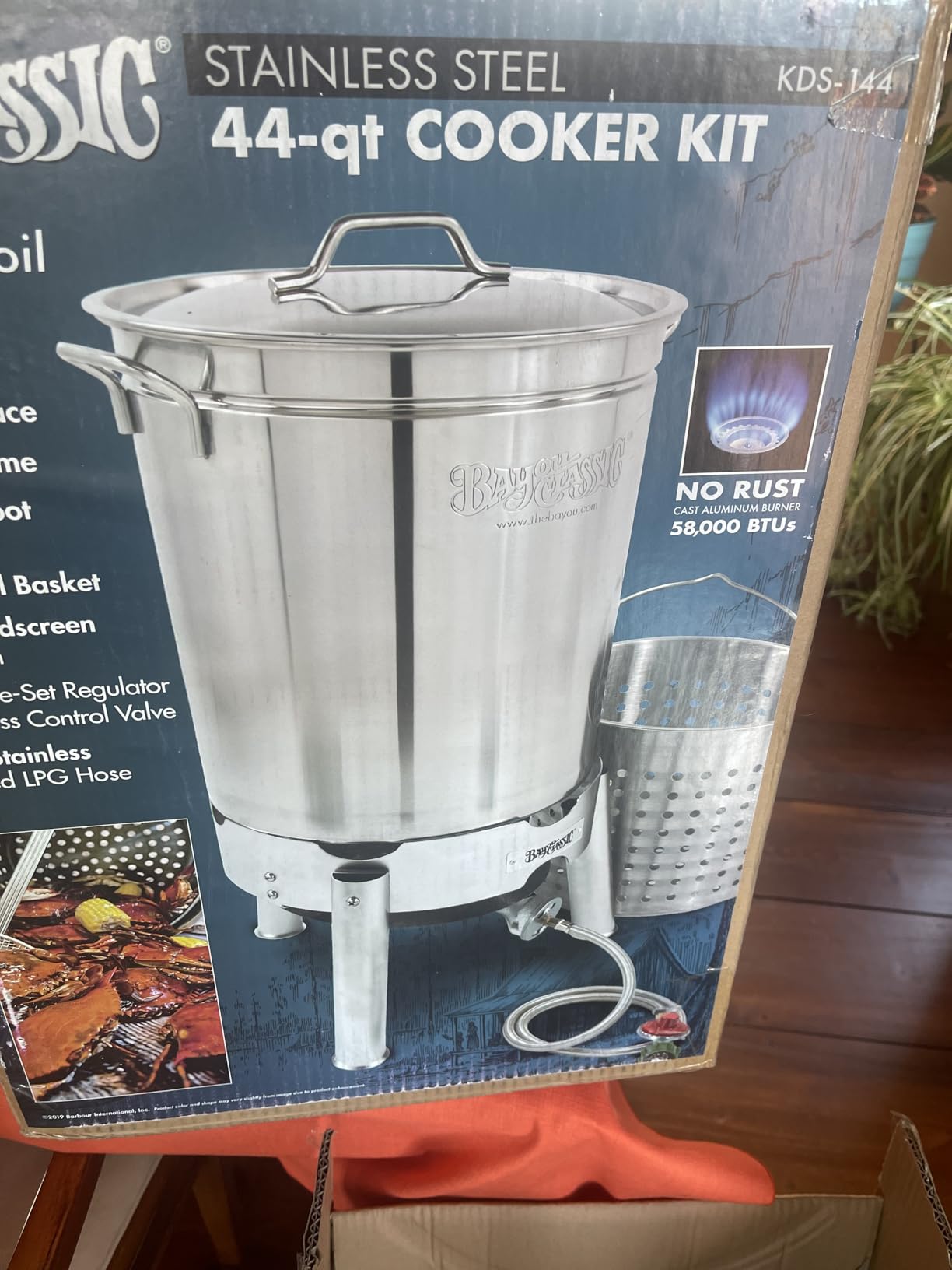 Enterprises Turkey Deep Fryer Oversized 44 Quart Stainless Steel Big Bird Kit by Bayou Classic for Big 25 lbs Huge Turkeys Complete KIT TOP of The LINE customer photo 2