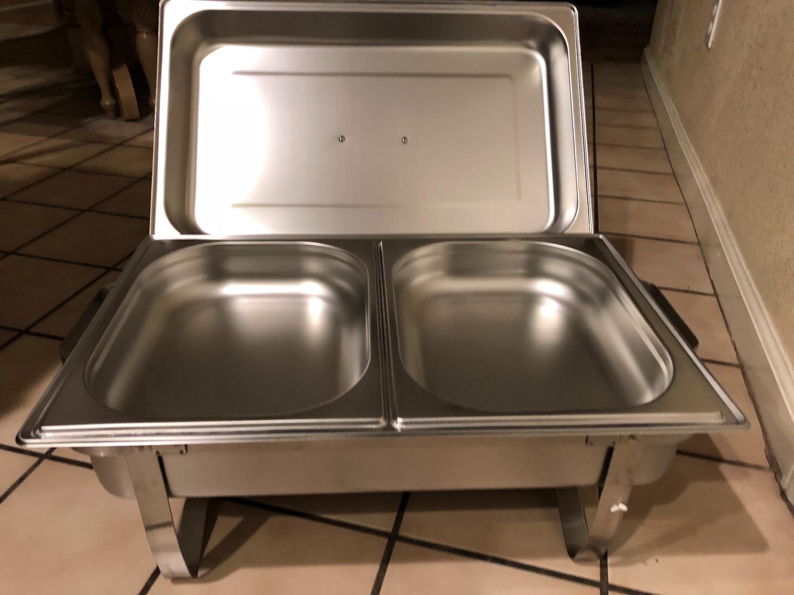 Sterno Foldable Buffet Chafing Dish Set, 8 Piece customer photo 1