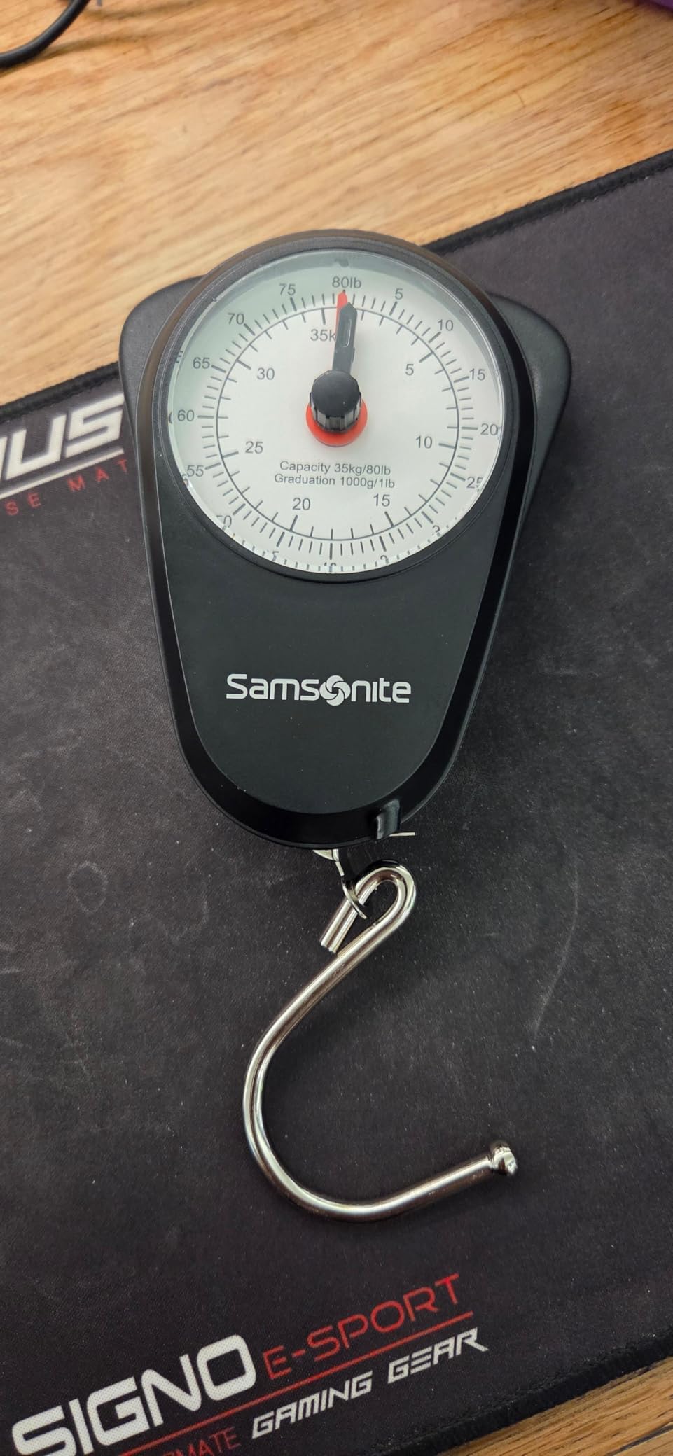 Samsonite Manual Luggage Scale, Black, One Size customer photo 1