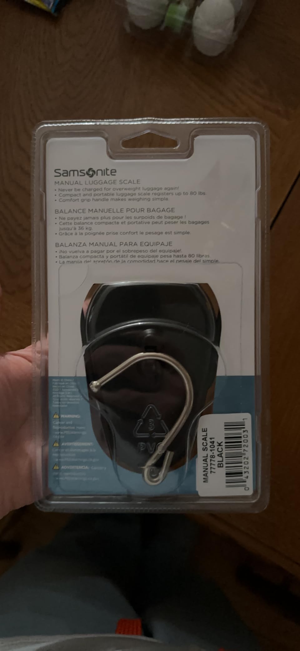Samsonite Manual Luggage Scale, Black, One Size customer photo 2