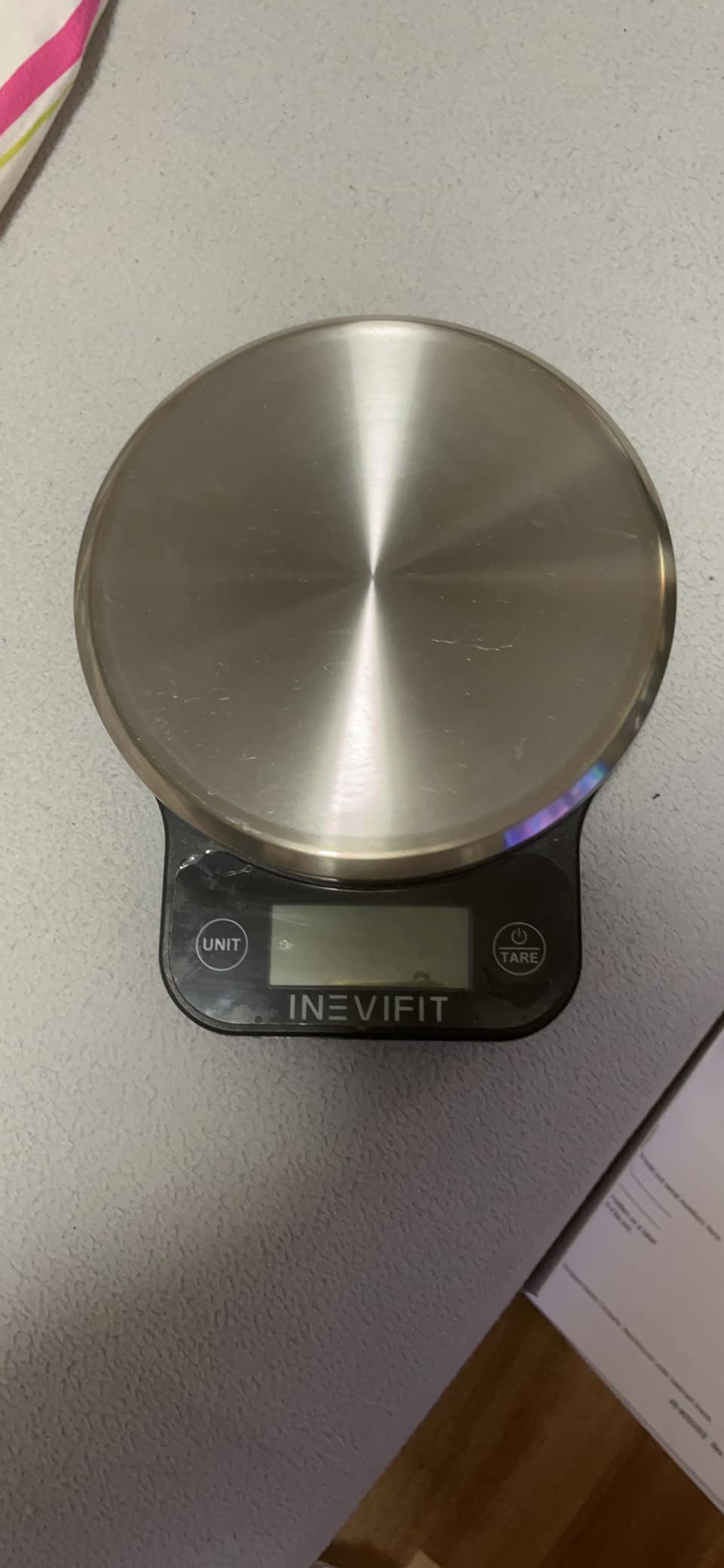 INEVIFIT Digital Kitchen Scale, Highly Accurate Multifunction Food Scale 13 lbs 6kgs Max, Clean Modern Black with Premium Stainless Steel Finish. Includes Batteries customer photo 2