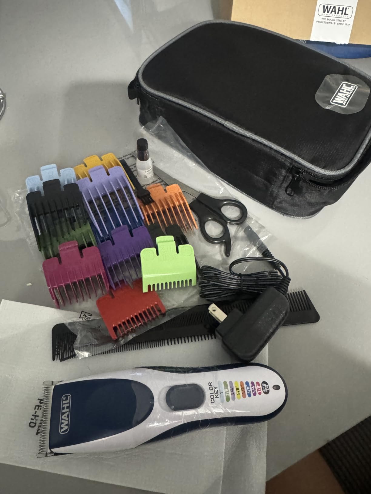Wahl Color Pro Cordless Rechargeable Hair Clipper & Trimmer, Color Guards customer photo 2