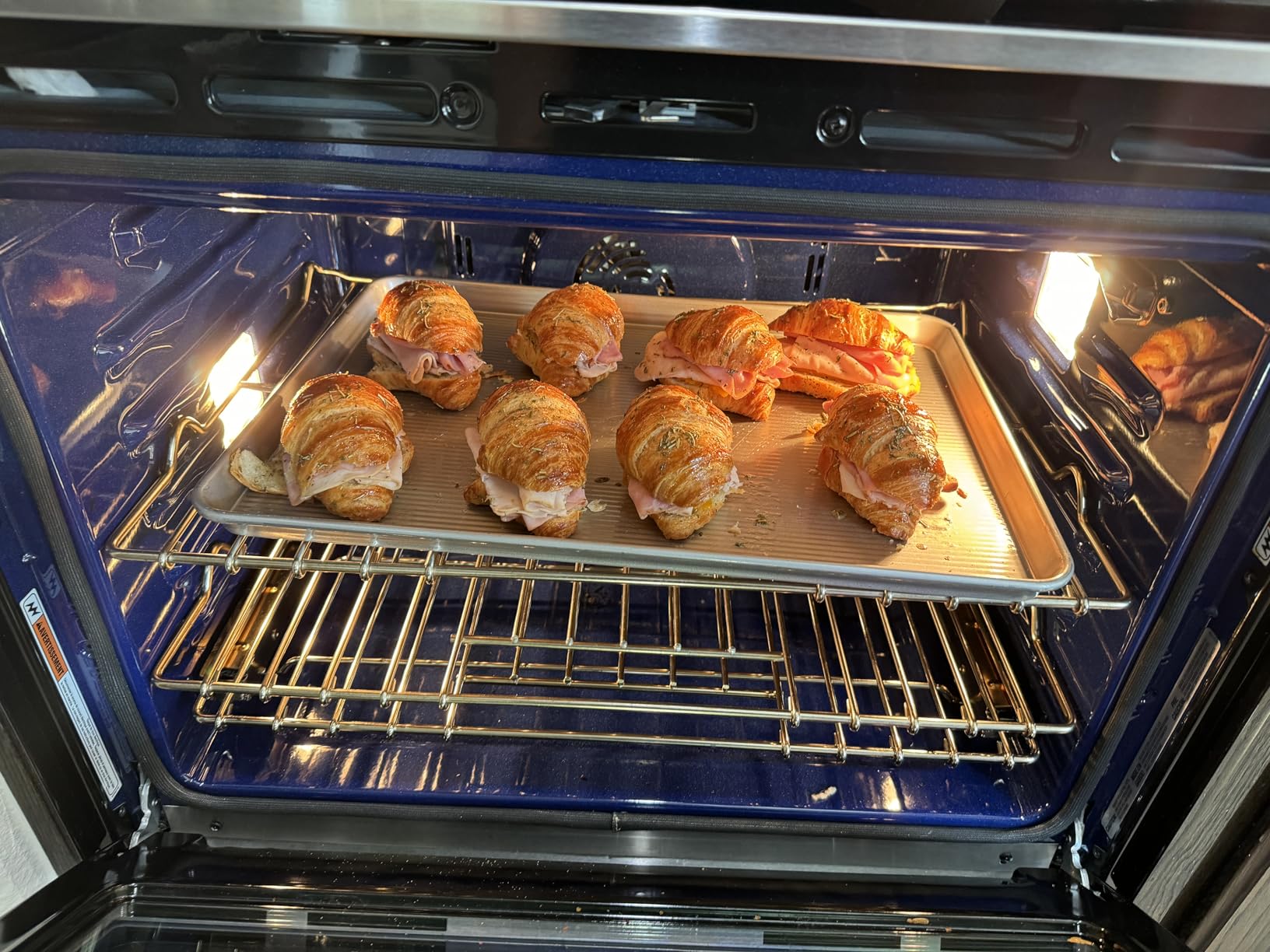 USA Pan Bakeware Half Sheet Baking Pan and Bakeable Nonstick and Cooling Rack Set, Metal customer photo 2