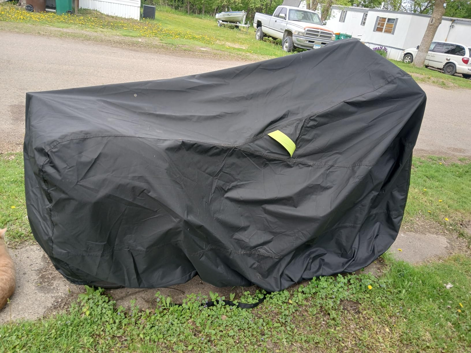 Badass Moto Heavy-Duty Motorcycle Cover for XL Touring/Baggers, Black 108