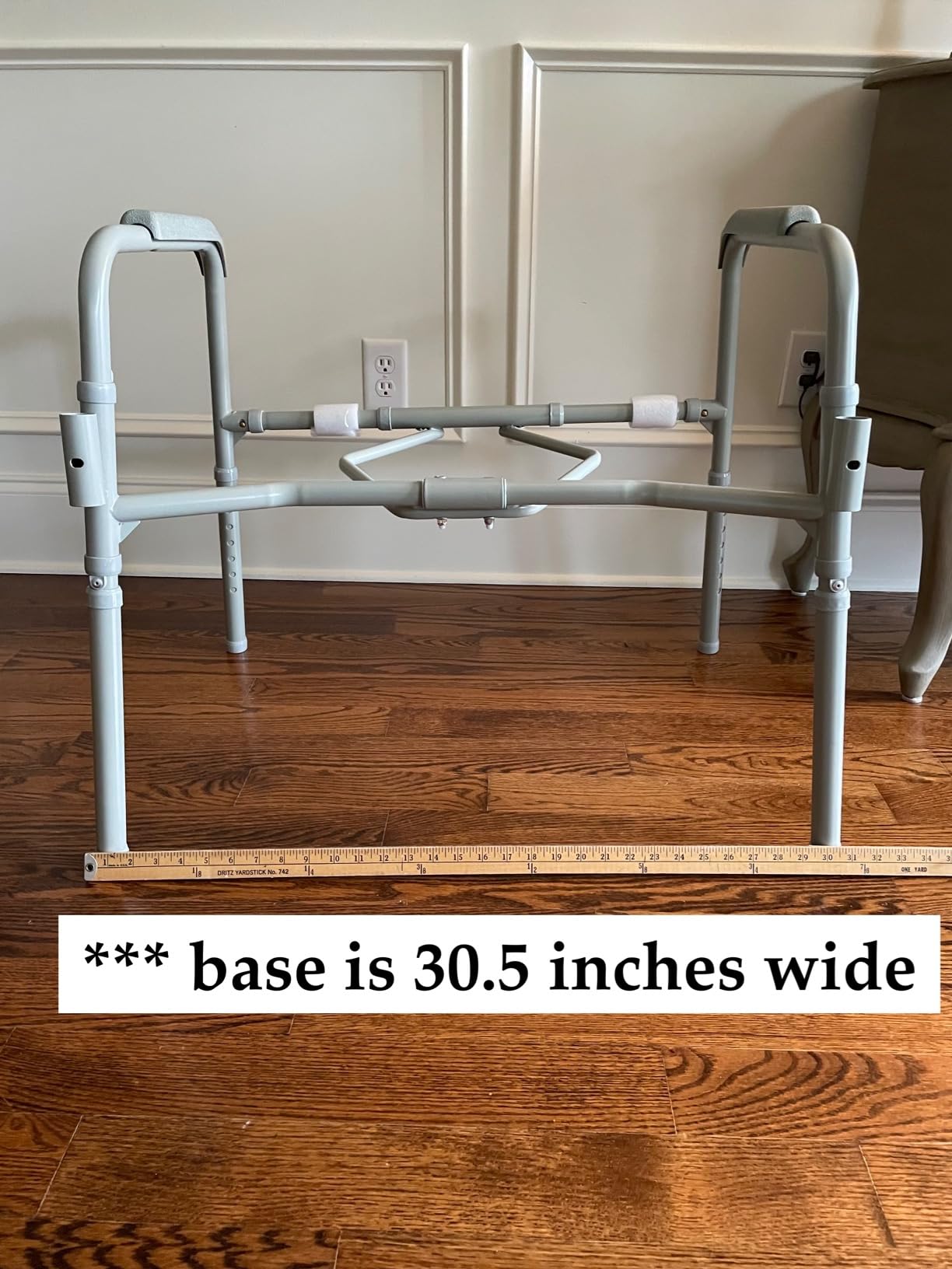 Vive Bariatric Bedside 3-in-1 Commode 500 lb Capacity - Portable Folding customer photo 1
