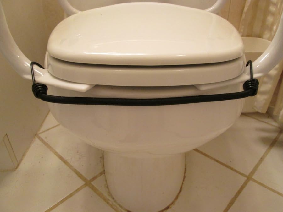 Vive Toilet Safety Rail - Adjustable Grab Bar - Compact Support Frame customer photo 2