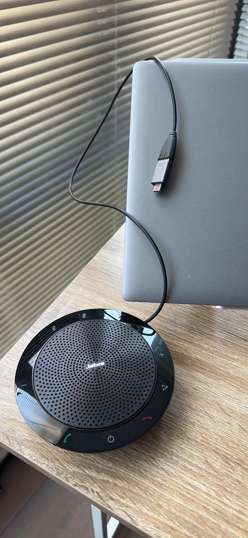 Jabra Speak 510 MS Wireless Bluetooth Speakerphone – Outstanding Sound Quality, Portable Conference Speaker for Holding Meetings Anywhere - Certified for Microsoft Teams customer photo 1