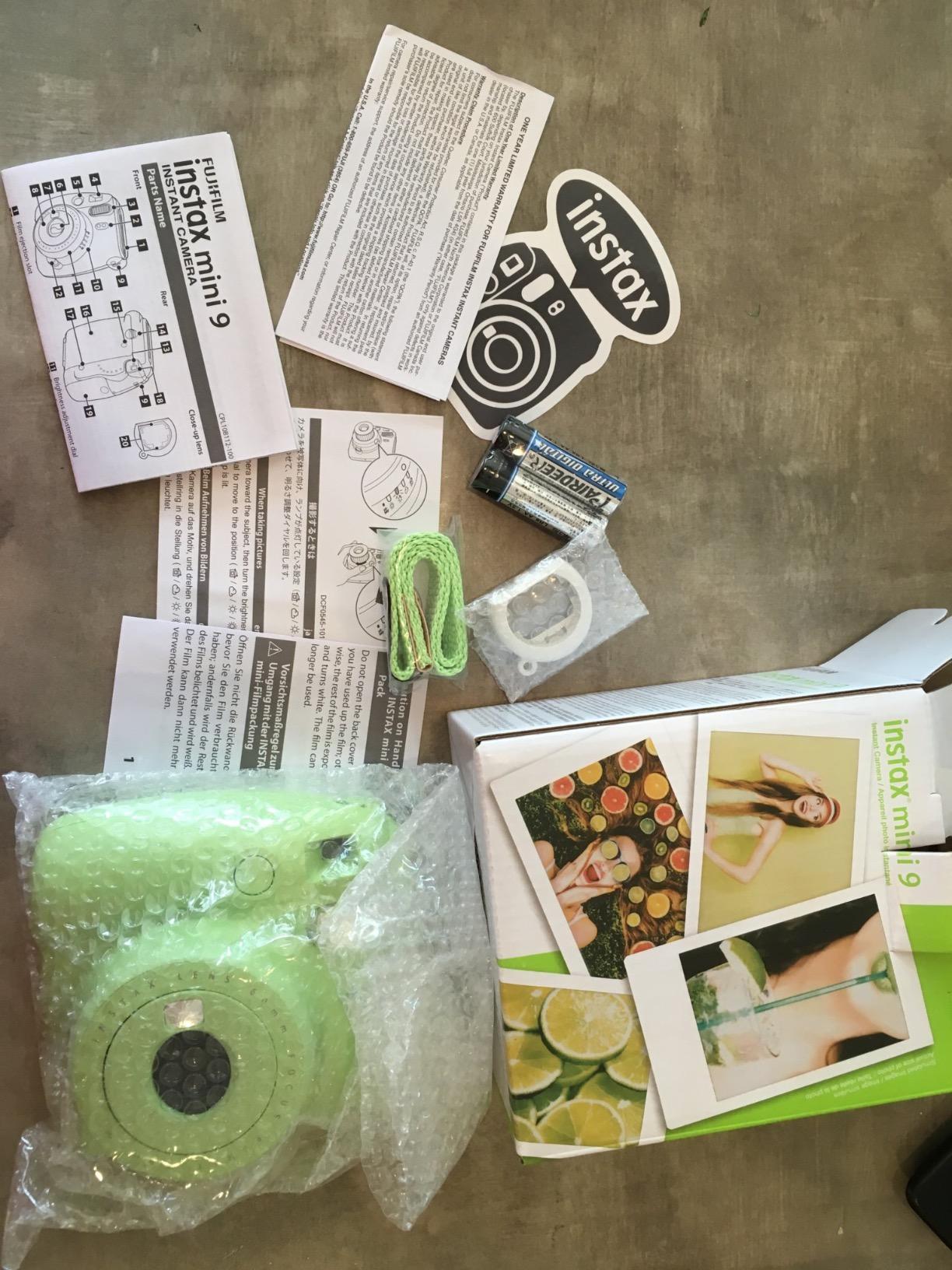 Fujifilm Instax Mini 9 Instant Camera, Lime Green customer photo 2