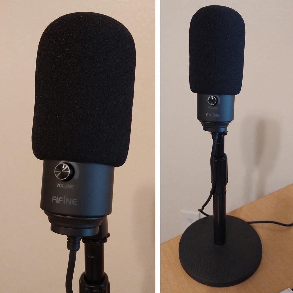 FIFINE K669B USB Microphone, Condenser Recording Mic for Vocals, Meeting customer photo 2