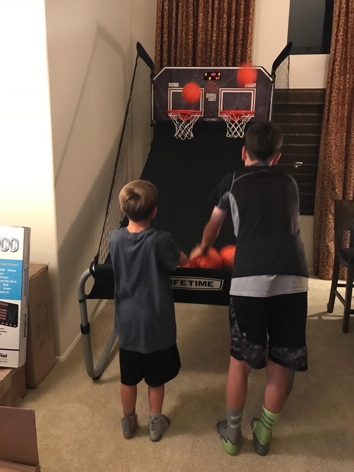 LIFETIME Basketball Arcade Game - Double Shot Deluxe, 2 Player customer photo 2