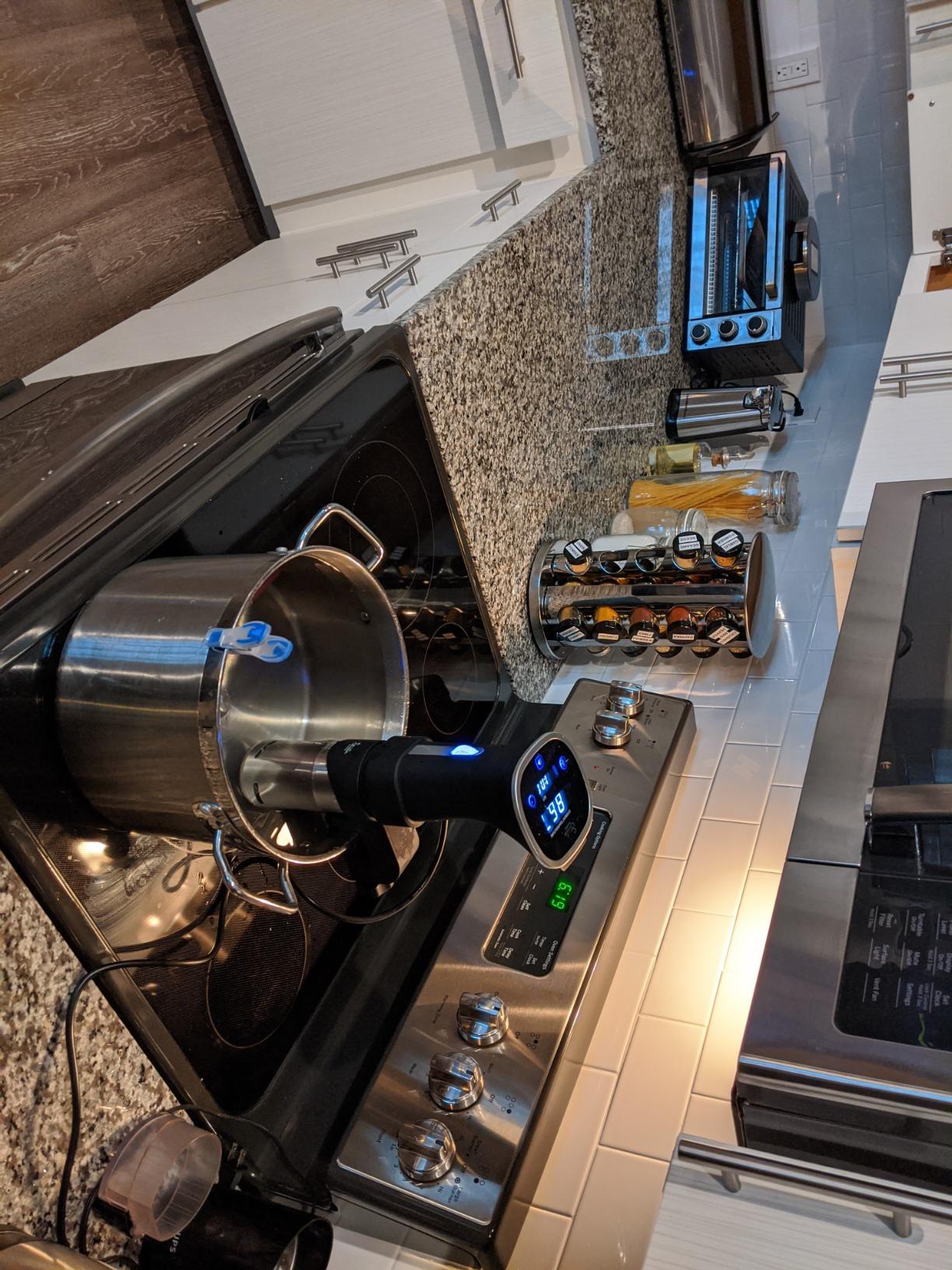 Monoprice Sous Vide Immersion Cooker 800W - With Adjustable Clamp And Digital LED Touch Screen, Easy To Clean, Black and Silver - Strata Home Collection customer photo 1