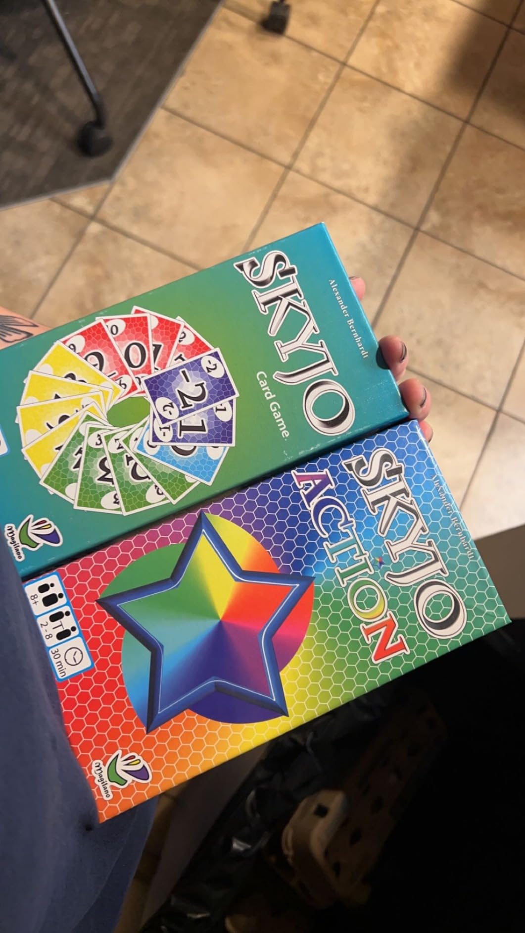magilano SKYJO, Fun Card Game for Young and Least Young, Fun Game Parties in The Circle of Friends and Family. customer photo 2