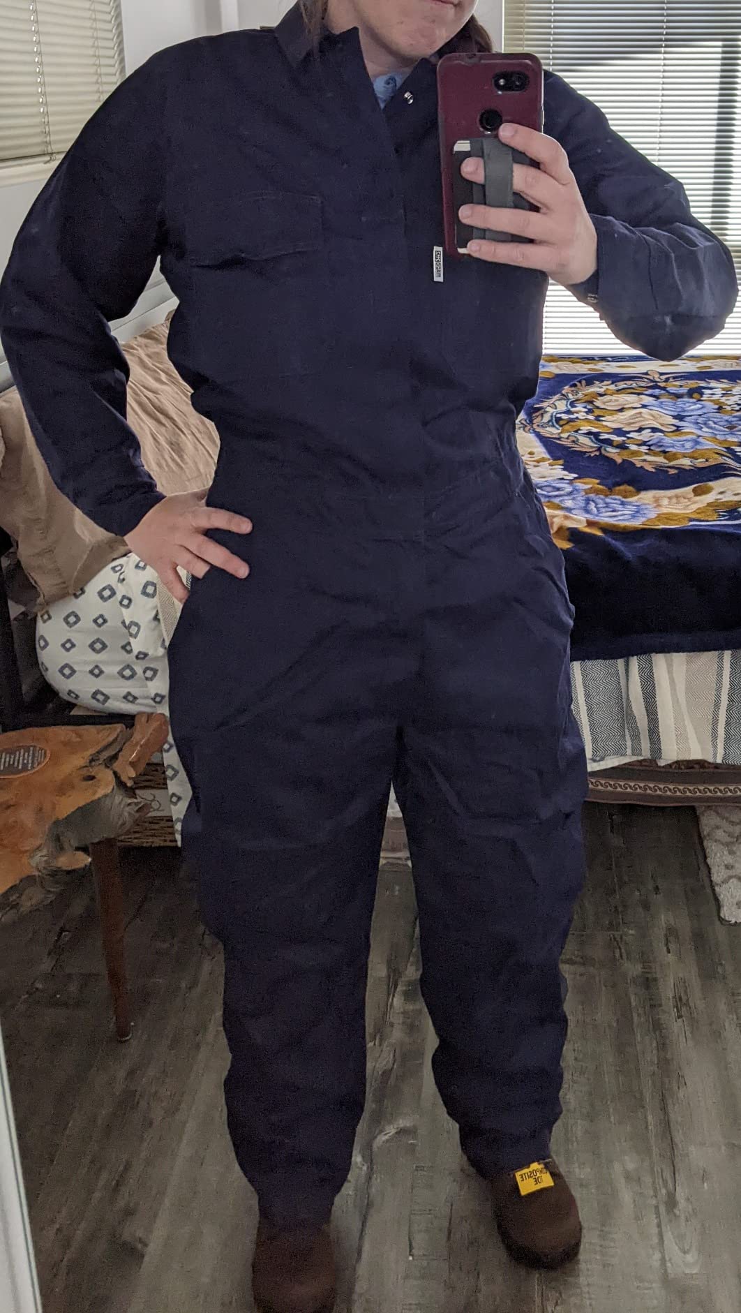 MAGID Dual-Hazard 7 oz. Flame-Resistant 88/12 Coveralls, 1 Pair, CBN65DH customer photo 1