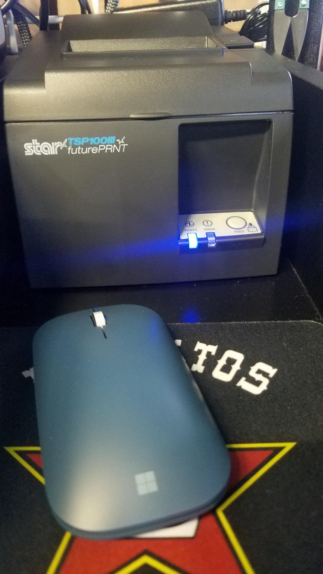 Star Micronics TSP143IIIU USB Thermal Receipt Printer with Device and Mfi USB Ports, Auto-cutter, and Internal Power Supply - Gray customer photo 1