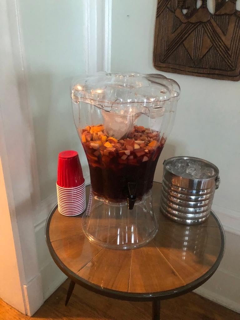 Buddeez 3.5 Gallon Clear Drink Dispenser with Ice Cone and Spigot customer photo 2