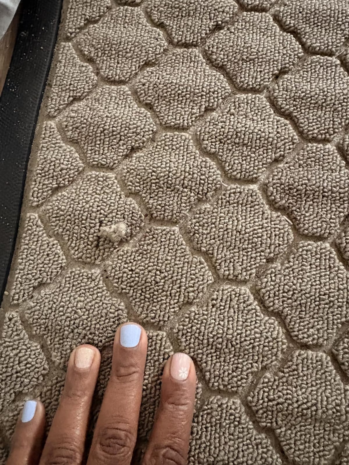 GORILLA GRIP WeatherMAX Door Mat, Indoor Outdoor Use, 29x17 Gray Diamond customer photo 2