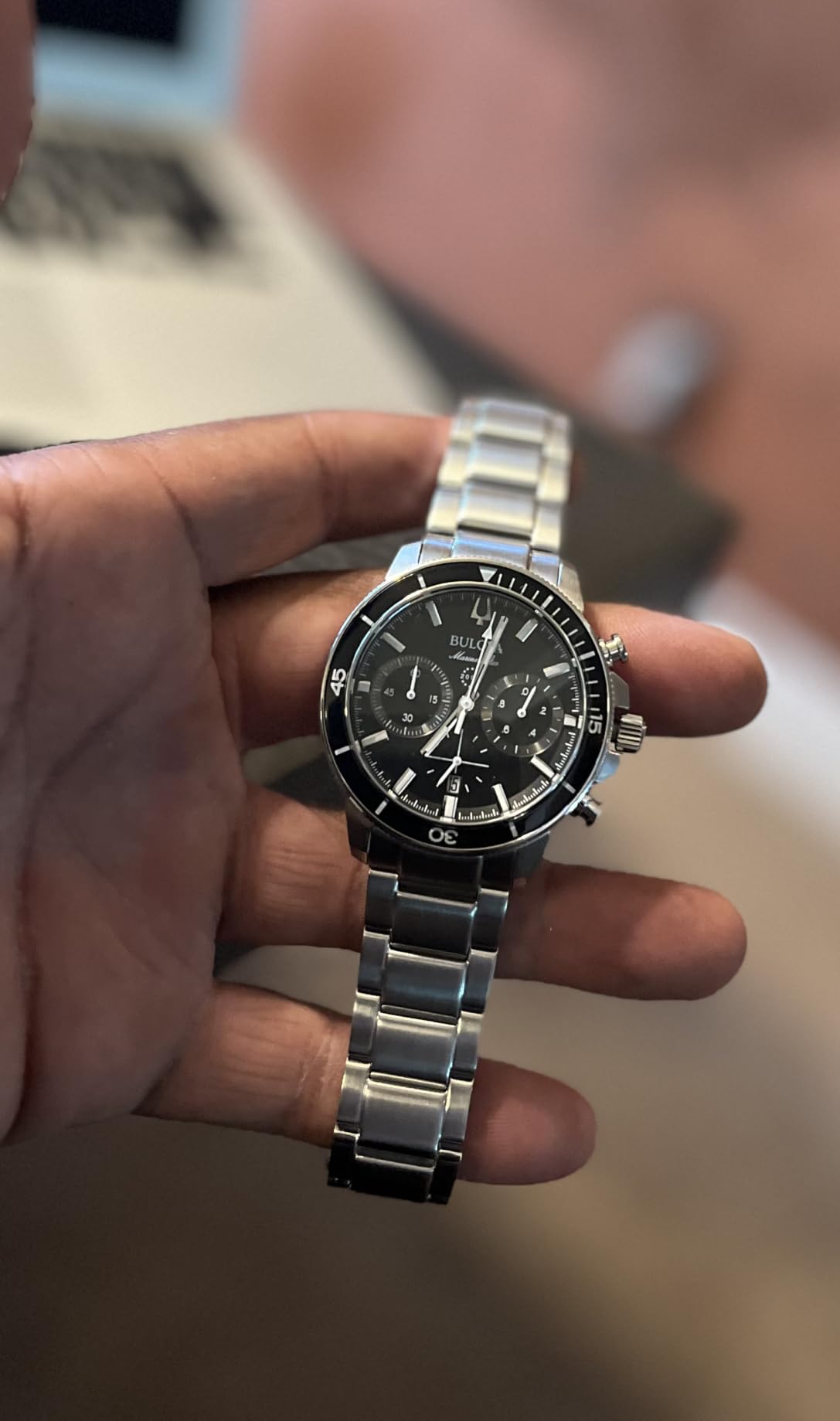 Bulova Men's Marine Star Series-C 6-Hand Chronograph Watch, 45mm customer photo 1