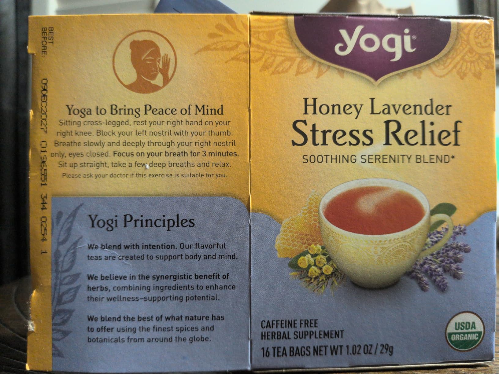 Yogi Stress Relief and Relaxation Variety Sampler, 16 Tea Bags (5 Pack) customer photo 2