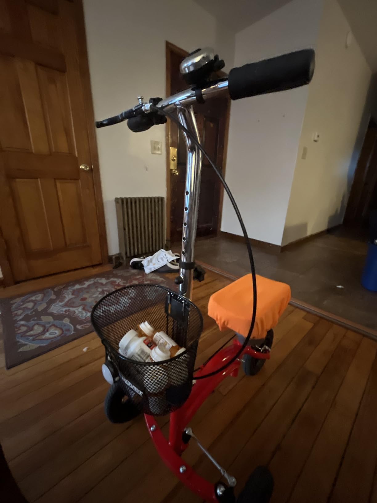 KneeRover Jr All Terrain Knee Scooter, Red customer photo 2