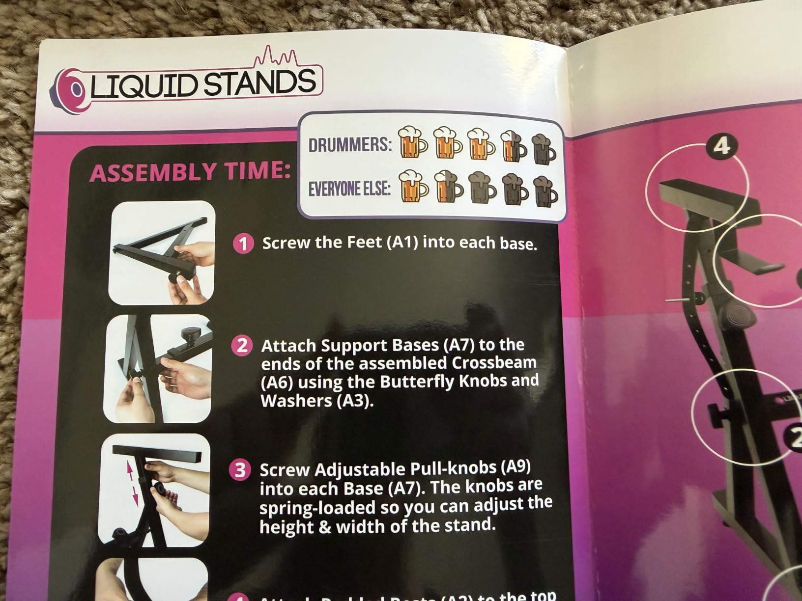 Liquid Stands Piano Keyboard Stand - Z Style Adjustable and Portable Heavy Duty Music Stand for Kids and Adults -Fits 54-88 Key Electric Pianos - Sturdy Musical Keyboard Stand (Black) customer photo 1