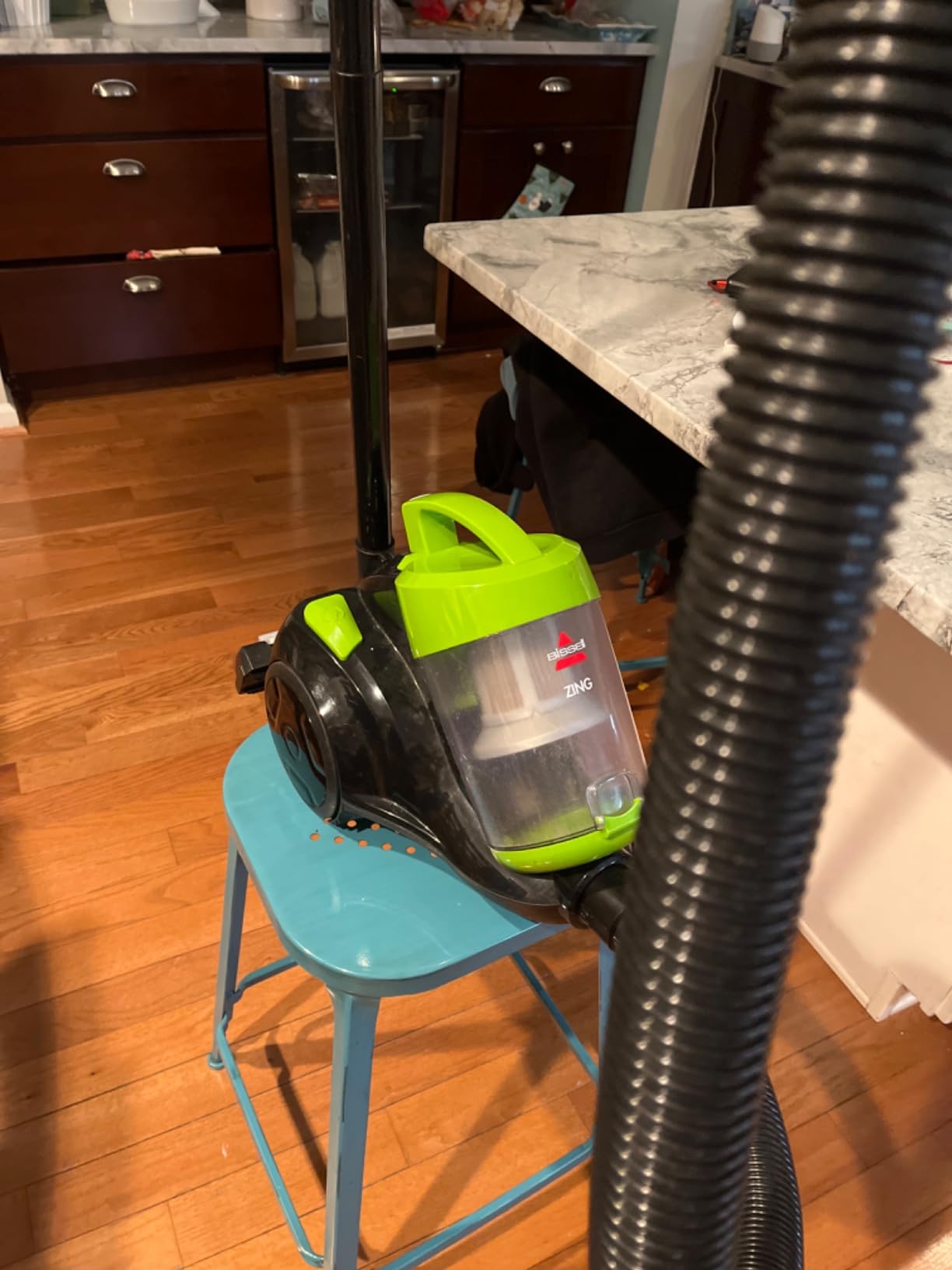 Bissell Zing Lightweight, Bagged Canister Vacuum, Purple, 2154A customer photo 2