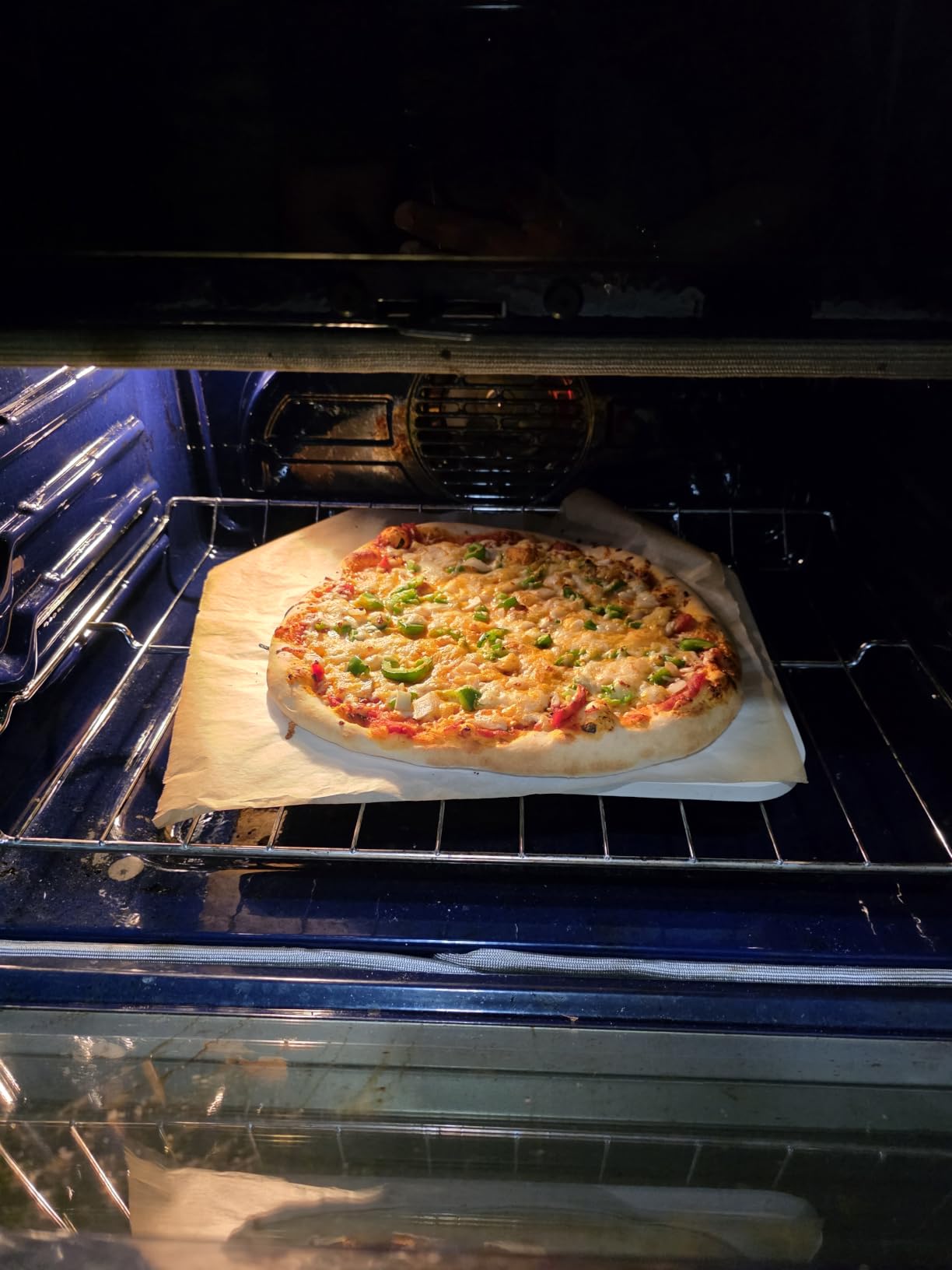 Hans Grill Rectangular Pizza Stone with Peel, 15 x 12 Inch Cordierite Stone customer photo 1