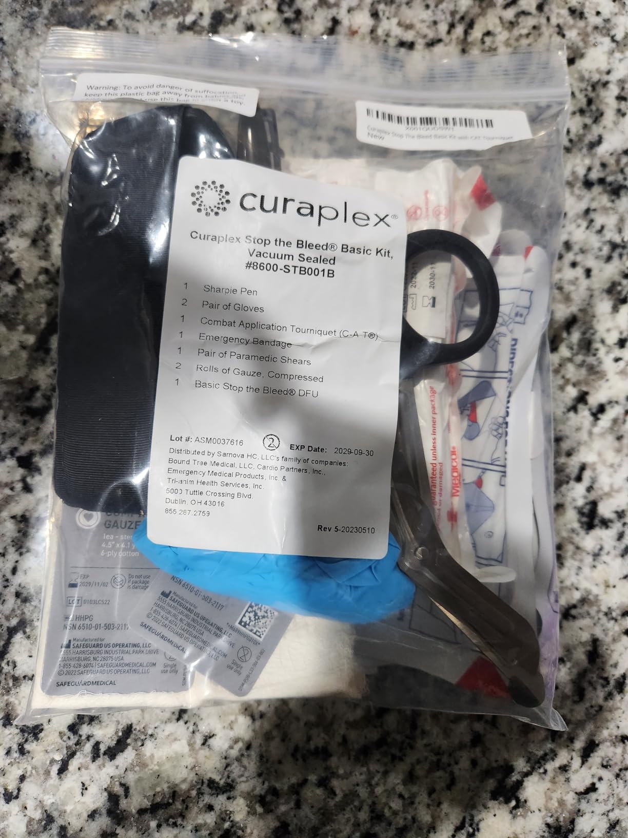 Stop the Bleed Basic Kit with CAT Tourniquet, 8 Piece Kit customer photo 1