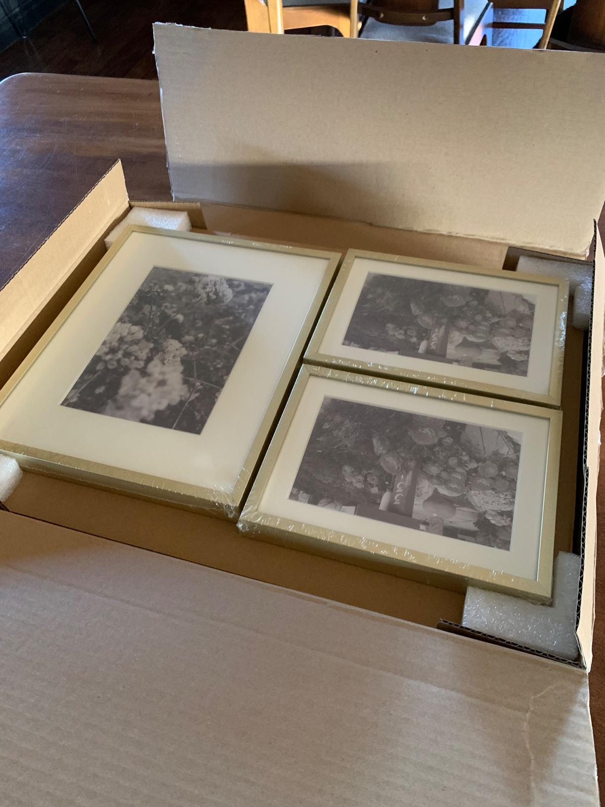Golden State Art 7 Pack Gold Aluminum Frame with White Mat, Real Glass customer photo 2