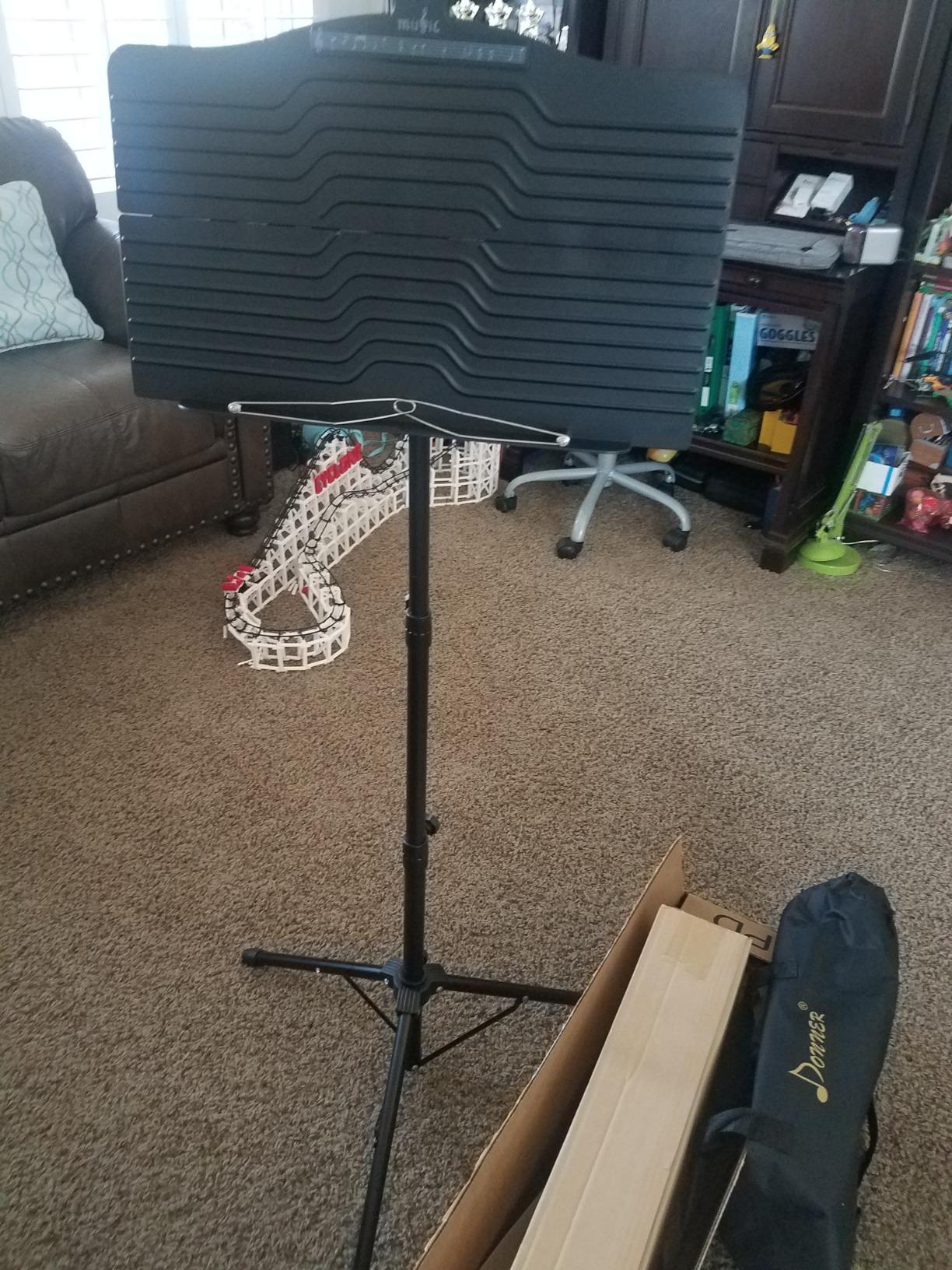 Donner DMS-1 Sheet Music Stand with Light & Carrying Bag customer photo 2