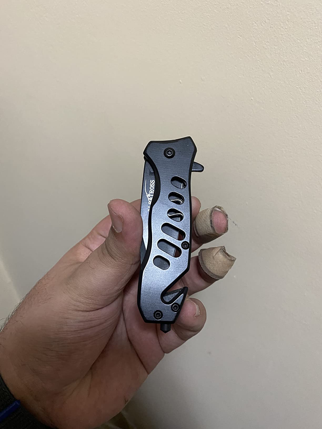 ALBATROSS EDC Cool Sharp Tactical Folding Pocket Knife,SpeedSafe Spring Assisted Opening Knifes with Liner Lock,Pocketclip,Glass Breaker,Seatbelt Cutter customer photo 1