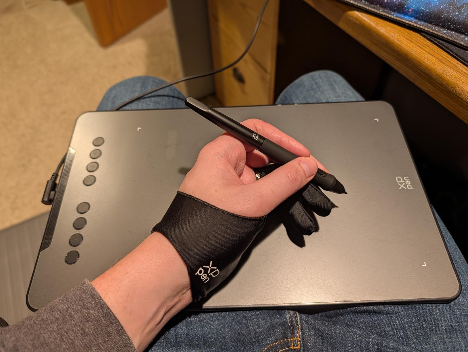 XPPen Deco 01 V3 10x6 Drawing Tablet, 16K Battery-Free Stylus, 8 Keys customer photo 1