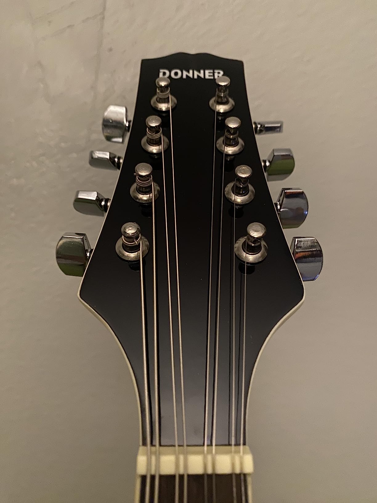 Donner A Style Mandolin Instrument Sunburst Beginner Adult Acoustic Mandolin Musical Instrument Mahogany 8 String, Bundle With Tuner String Bag Guitar Picks,DML-1 customer photo 1