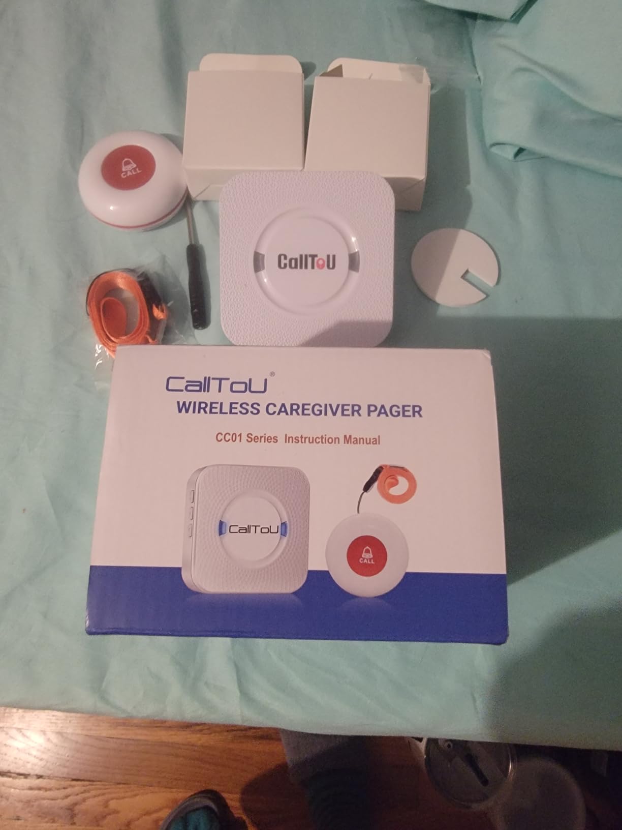 CallToU Caregiver Pager with 2 Wireless Call Button for Elderly at Home customer photo 2