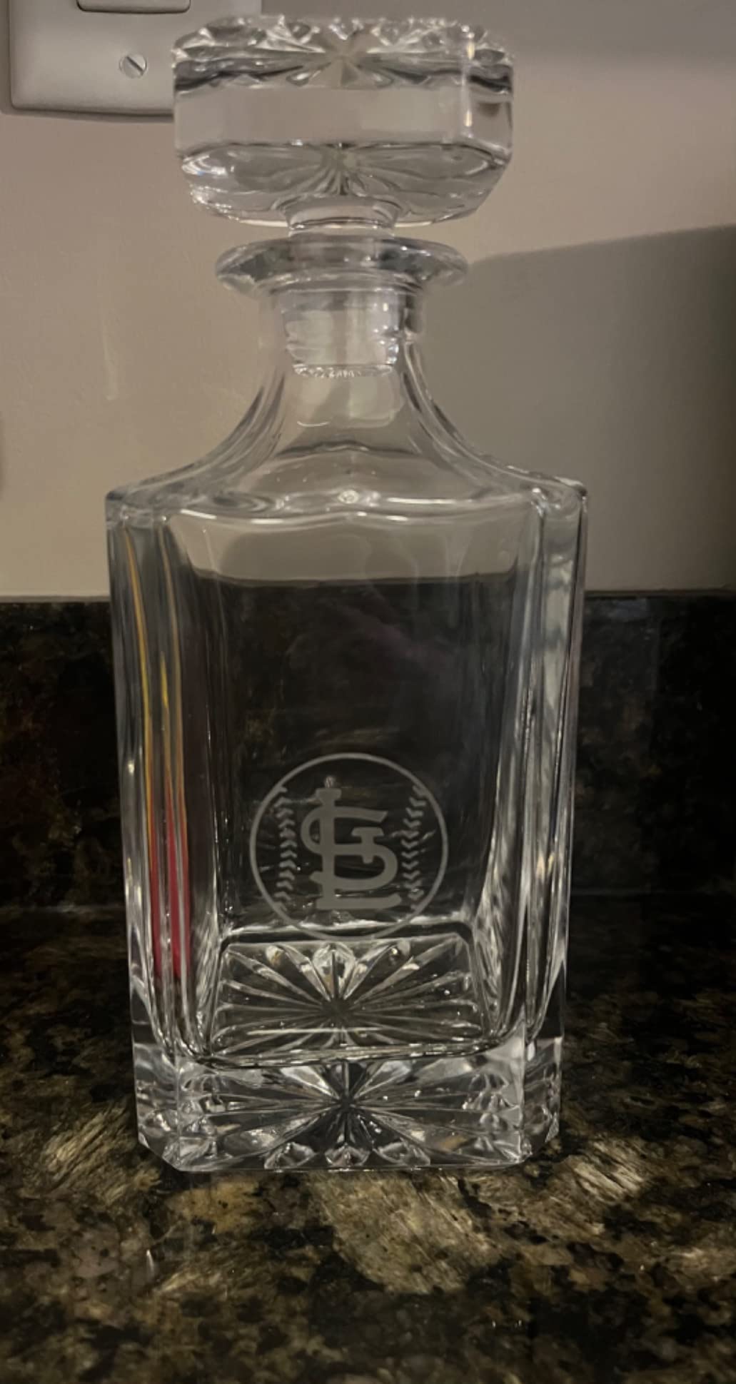 Whiskey Decanter for Liquor Scotch Bourbon Vodka or Wine, 750ml customer photo 1