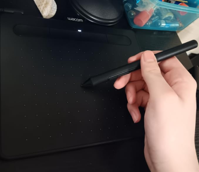 Wacom Intuos Small, Wired Graphic Drawing Tablet with Pen + Software customer photo 2
