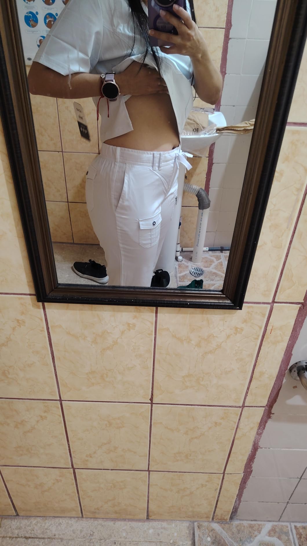 Adar Pro Breakthrough Plus Scrub Set for Women - Enhanced V-Neck Top & Multi Pocket Pants customer photo 2