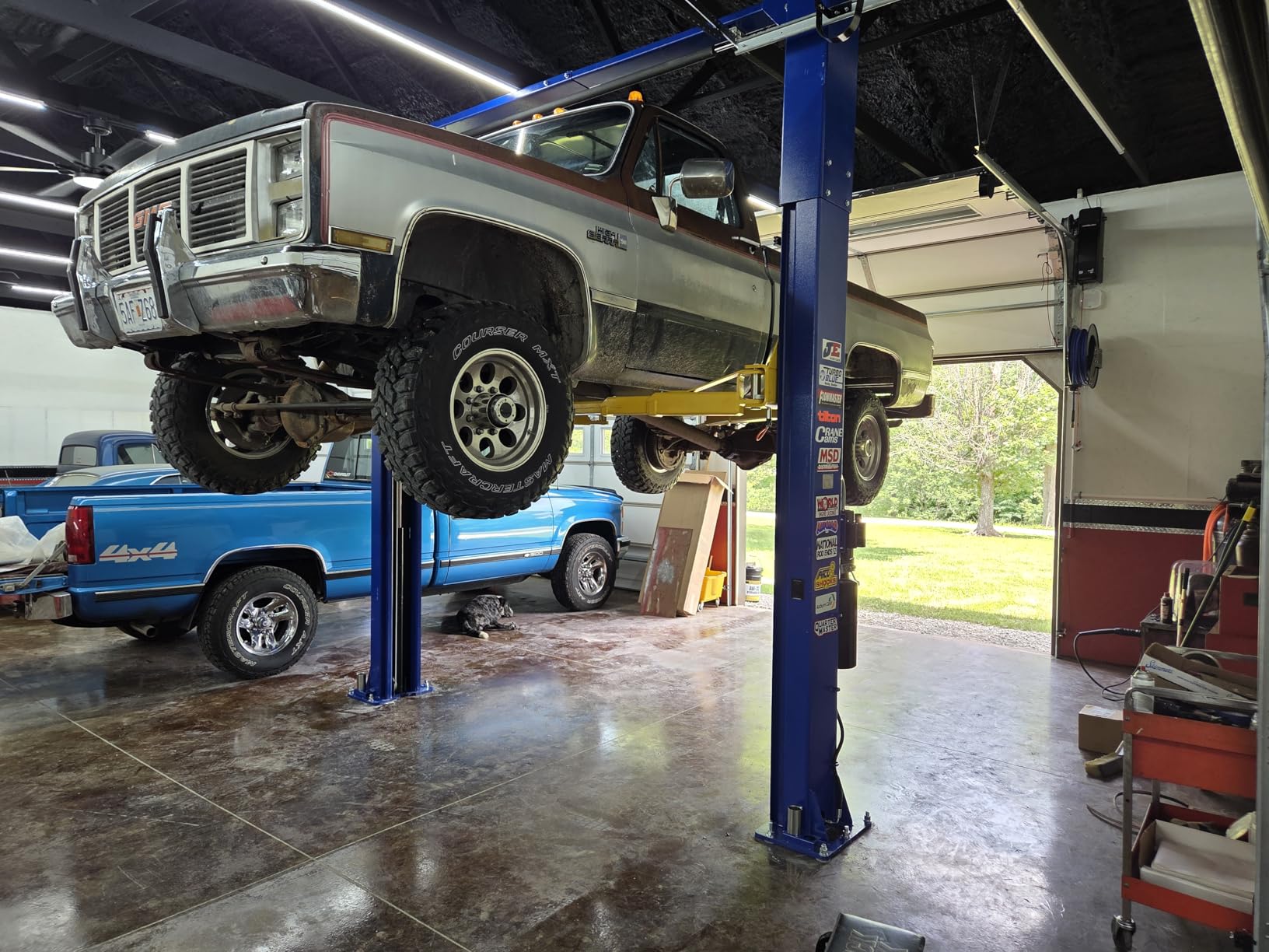APlusLift HW-10KOH-A 10000LB Two Post Overhead Car Lift 3 Year Warranty customer photo 1