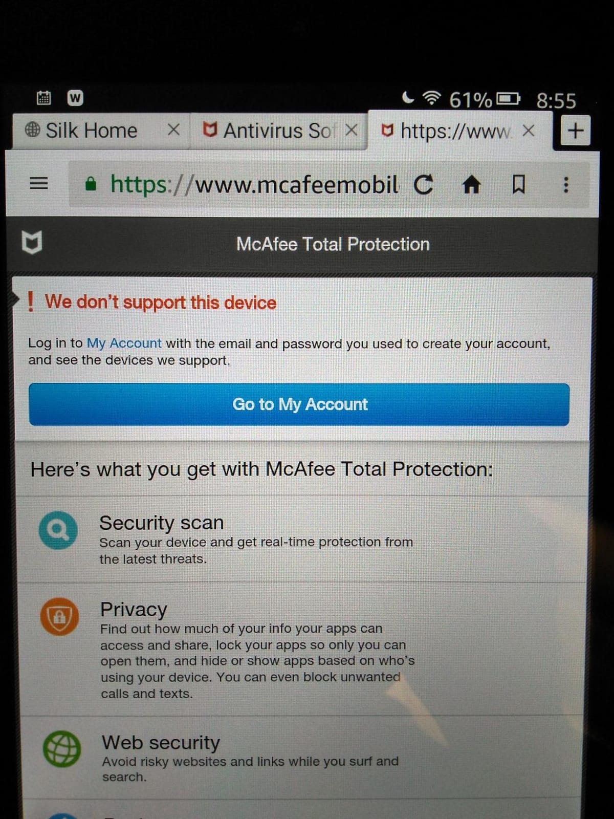McAfee Total Protection | 3 Device | Antivirus Internet Security Software | VPN, Password Manager, Dark Web Monitoring | 1 Year Subscription | Download Code customer photo 1