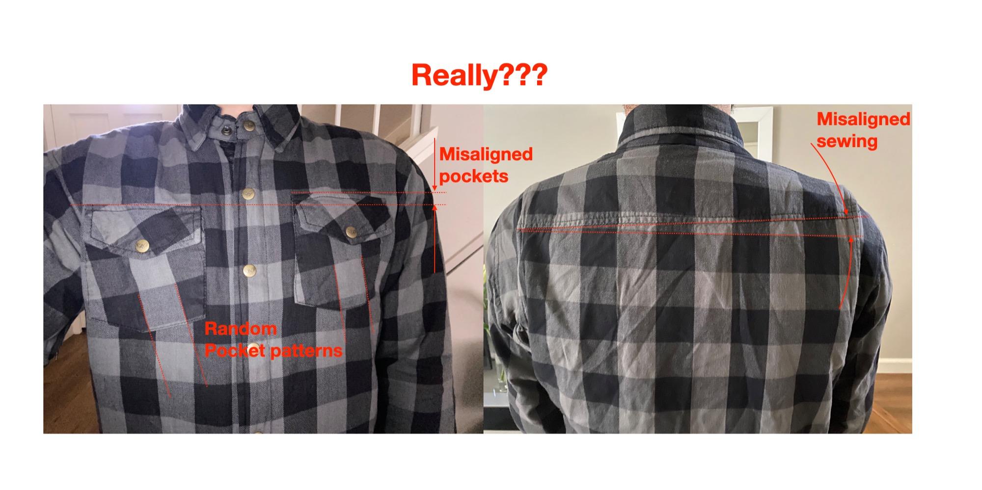 Milwaukee Leather Performance MPM1630 Men's Armored Checkered Flannel Shirt Aramid DuPont Fibers customer photo 1