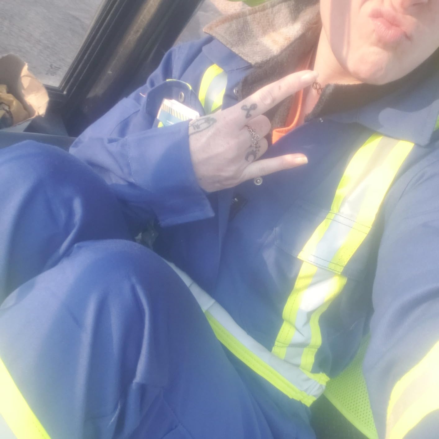 Flame Resistant FR High Visibility Hi Vis Coverall customer photo 1