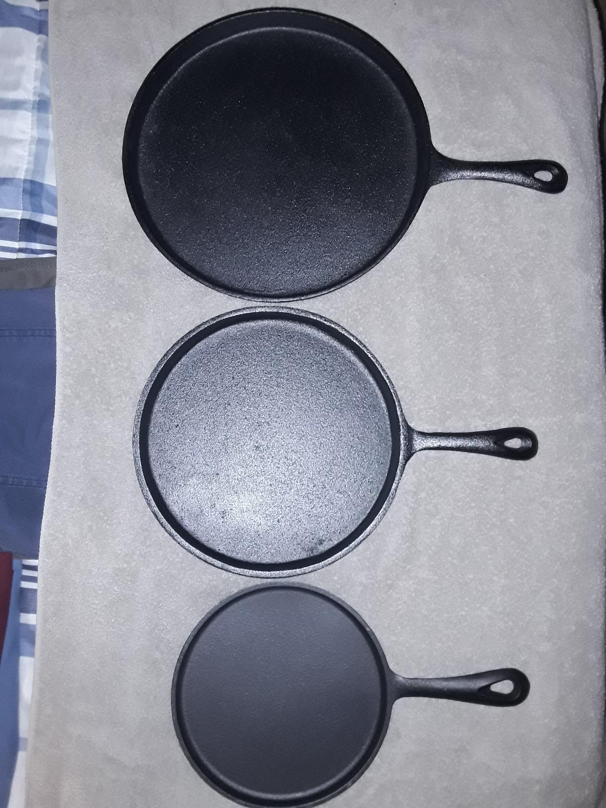 Commercial CHEF 3-Piece Cast Iron Griddle Set, Pre-Seasoned, CHCI81012 customer photo 1