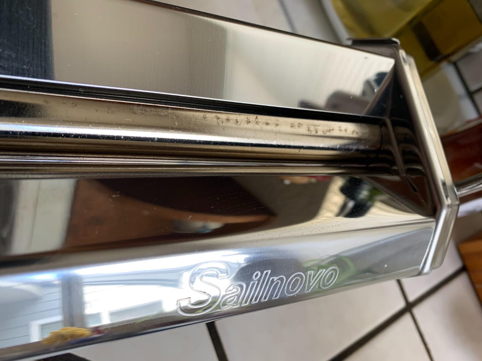 Sailnovo 3-in-1 Pasta Maker with 9-Setting Pasta Roller & Cutters, Silver customer photo 2