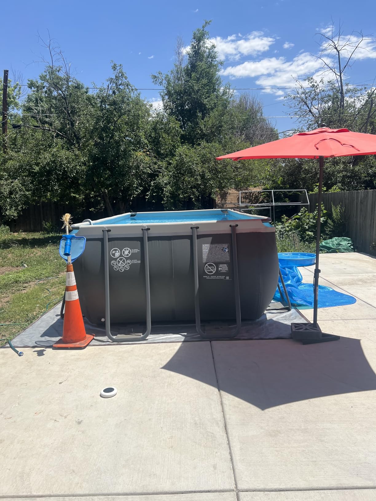 INTEX Ultra XTR 24ft x 12ft 52 in Above Ground Swimming Pool Set w/Pump | 26363EH - 2100 GPH Sand Filter Pump, Ladder, Pool Cover & Ground Cloth Included - Strong Galvanized Steel Frame customer photo 1
