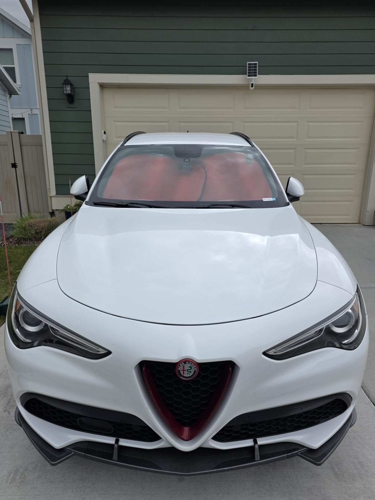 Autoamerics 2-Piece Windshield Sun Shade - 28 x 31 in Each, Medium Fit customer photo 1